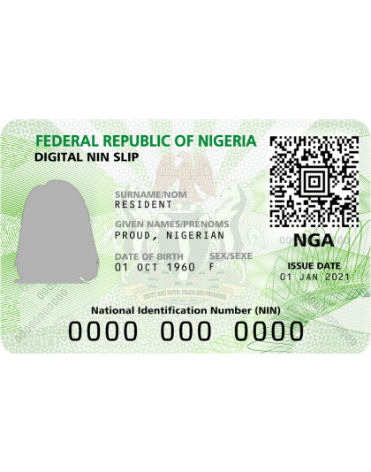 Premium NIN (Colour Plastic)