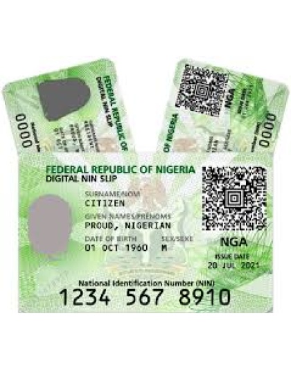 Premium NIN (Colour Plastic)