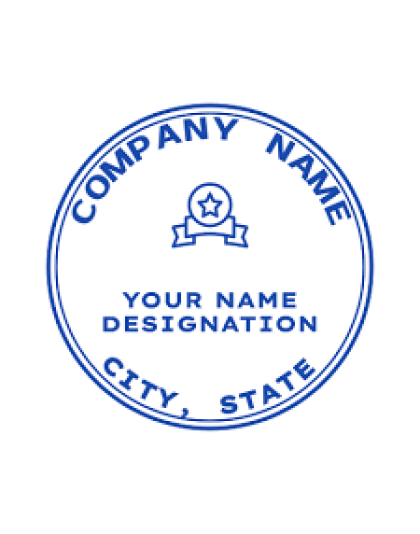 Customised Standard Business Stamp