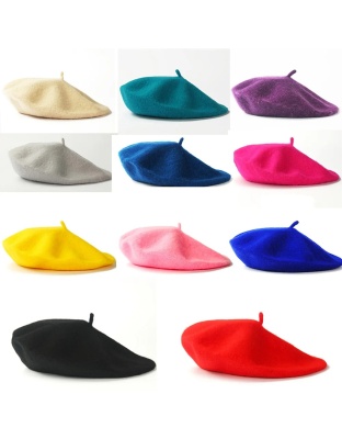 Wool Plain Beret