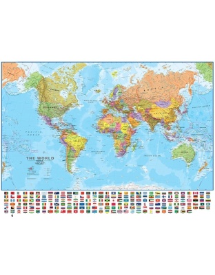 World Map With Flags