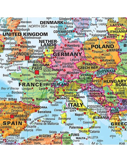 World Map With Flags