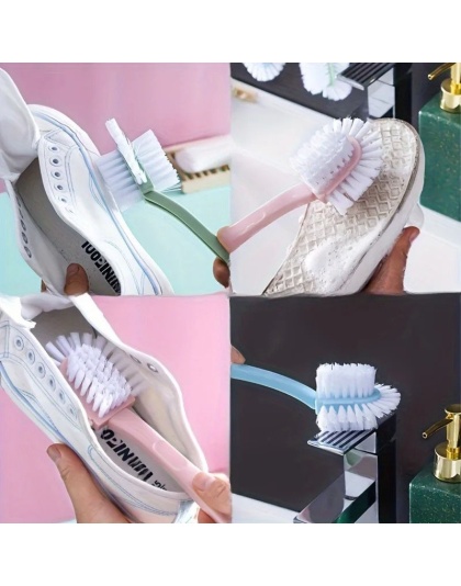 Five-sided shoe brush
