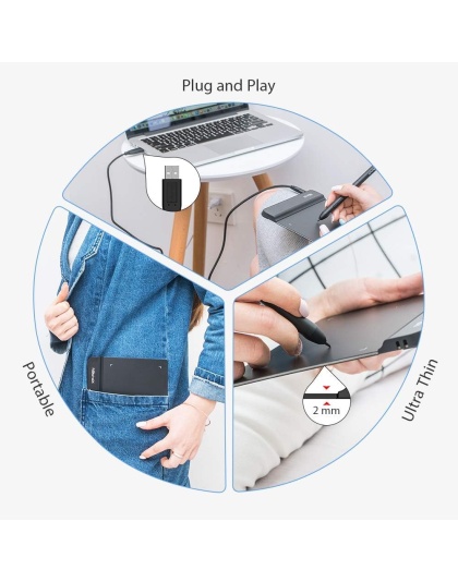 XPPen Star G640 6.5X4 Inch Graphic Drawing Tablet