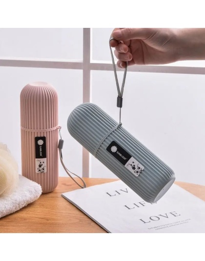 Portable Toothbrush Toothpaste Holder