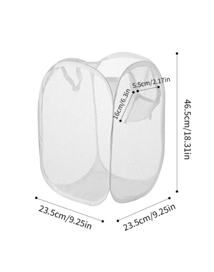 Folding Dirty Laundry Sorting Basket