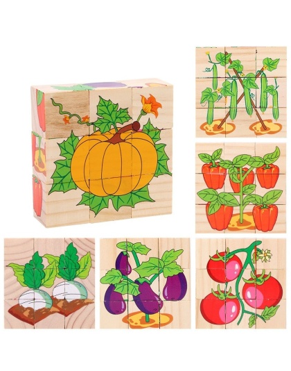 Children Six Side Cube Jigsaw Puzzles Game